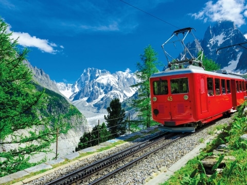 Schweiz, Zahnradbahn Mont Blanc