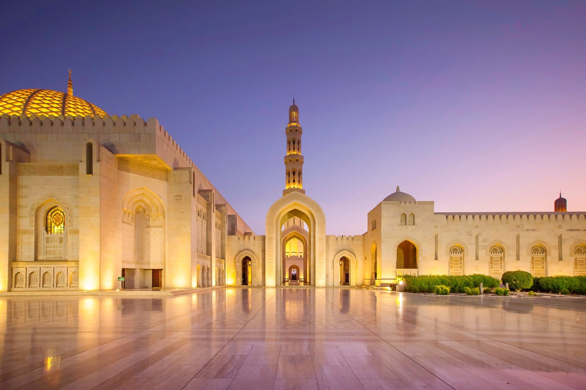 Sultan Qaboos Moschee in Muscat©visitoman